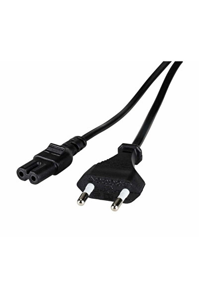 Generic Καλώδιο τροφοδοσίας Euro - IEC C7, 1,5m, Μαύρο