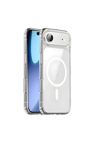 Lacoz Premium Magnetic Transparent Phone Case for iPhone 17 Air Crystal Clear...