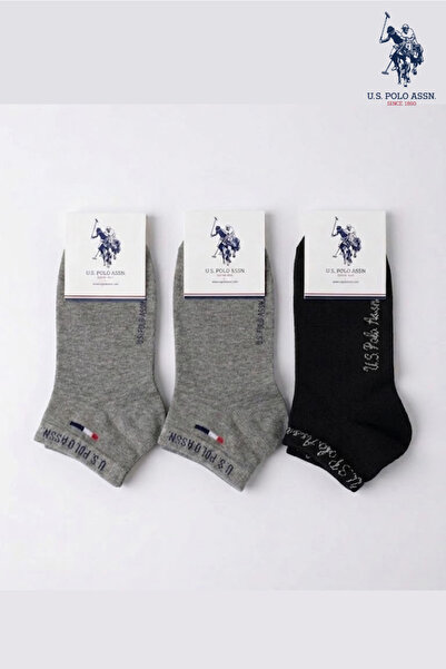 U.S. Polo Assn. Pachet de 3 șosete din bumbac