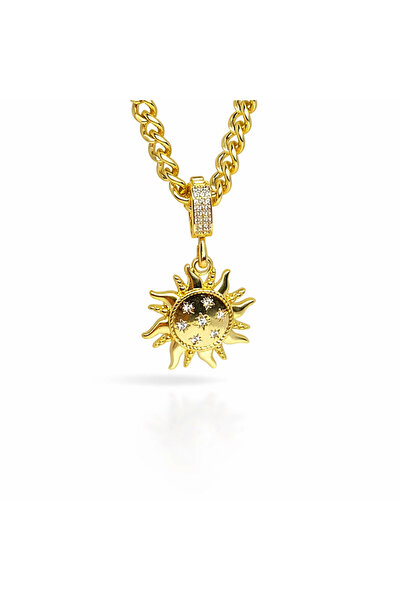 PerleJewelry قلادة سولار لوكس الذهبية
