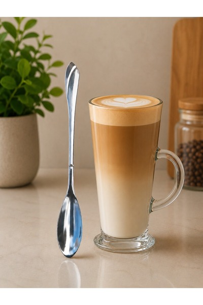 Doğuş Mutfak Paslanmaz Çelik Barmen Kaşığı – Kahve, Latte ve Kokteyl Kaşığı 1...
