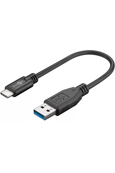 goobay Cablu USB TYPE C - USB A 3.0 15cm sincronizare incarcare Super Speed 5...