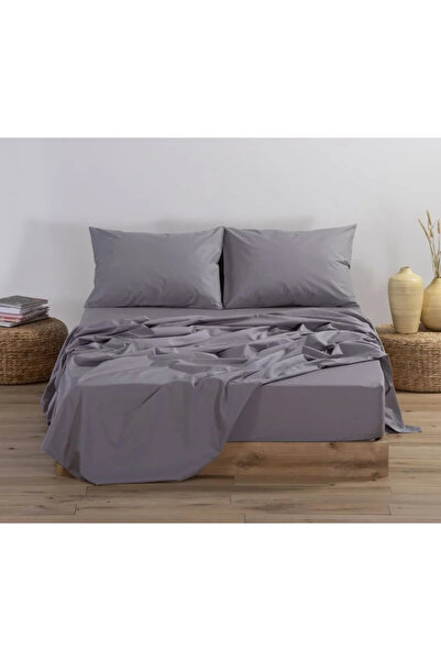 Nef Nef Homeware Μονό Βασικό Σεντόνι 170x270 - 113 - Ανοιχτό Γκρι