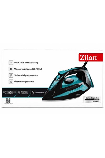 Zilan Fier de calcat cu aburi ZLN3935, Temperatură reglabilă, Anti-calcar, An...