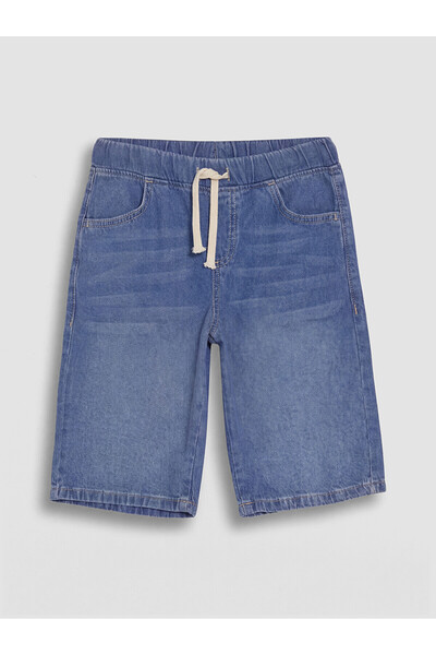 LC Waikiki Özmarka New Season Boys' Jean Bermuda Shorts