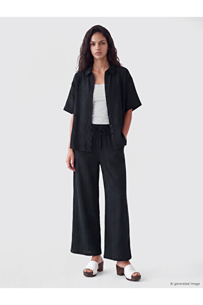 LC Waikiki Muslin Women's Pants with Waist Cord from Uzg Store for Style Enth...