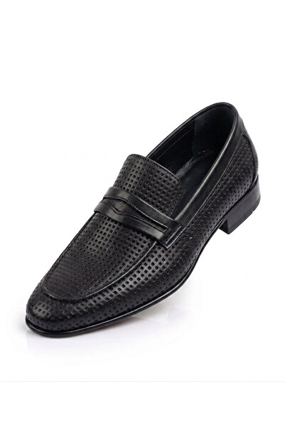 Growish Gr0161 Genuine Leather Black Color Perforated Leather Sole Top Qualit...