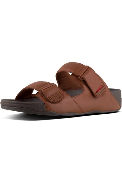 Fitflop شبشب رجالي من نوع Go-Moc مصنوع من الجلد بتصميم حزام من