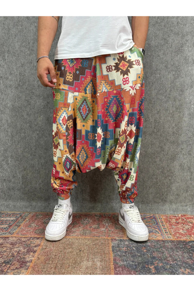 FıttingRoom Patterned Shalwar with Elastic Waist
