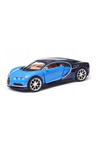 WELLY 1:36 12 Cm. BUGATTI CHIRON - MAVİ