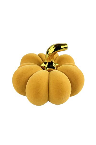 MONDEX Figurină decorativă ceramică MAVE Dovleac 19 x 17.5 x H12.5 cm 1 buc.