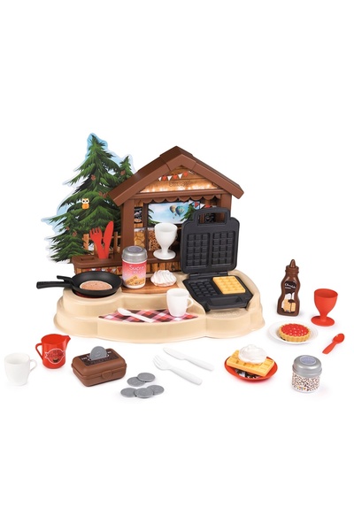 Evelise Bucătărie Smoby Gourmand Chalet cu accesorii