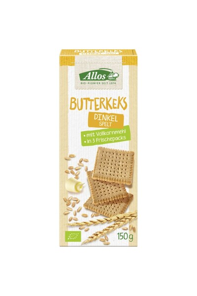 Allos Biscuiti din spelta unt si miere,