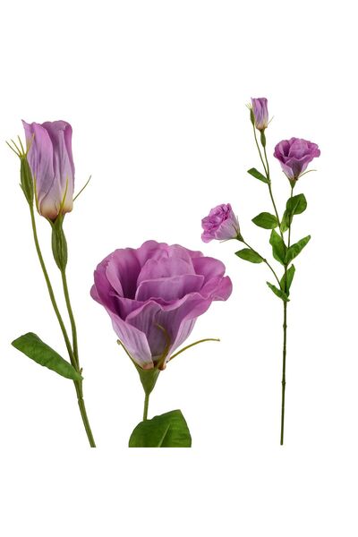 MONDEX Tulpina de floare artificială Prima Eustoma 70 cm Verde 1 buc.