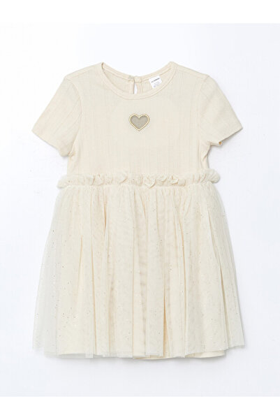 LC Waikiki I Embroidered Combed Cotton Tulle Girls' Dress from Freezen Store