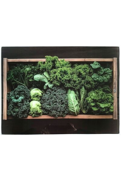 MONDEX Tocător de sticlă Allesken Aria 40 x 30 cm pentru legume 1 buc.