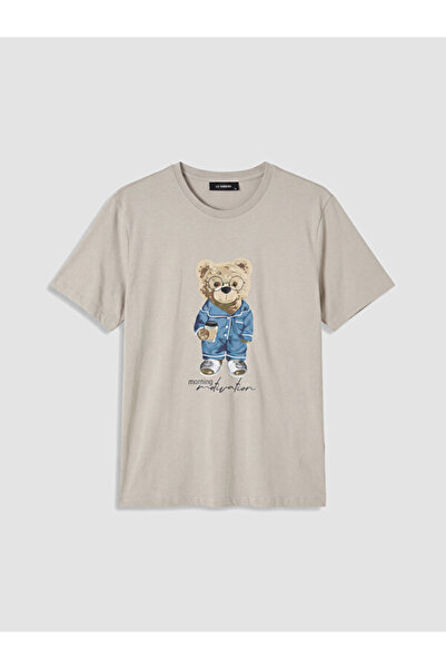 LC Waikiki Sparkling Choices from Shining Store Standard Fit Teddy Printed Me...