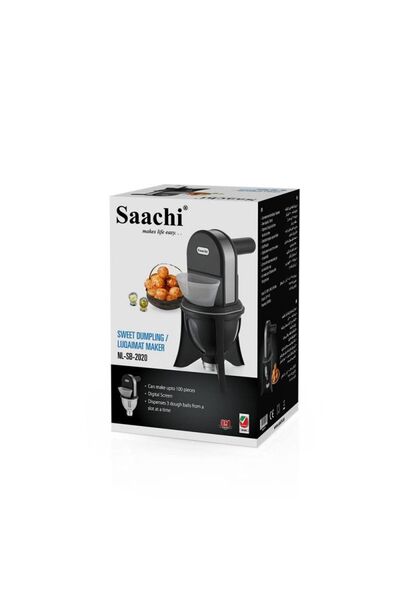 SAACHİ : Automatic 2-in-1 Luqaimat & Donut Maker Machine – 700ml Capacity wit...