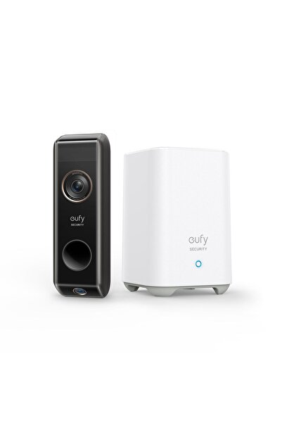 eufy Комплект видеодомофон с две камери, HomeBase 2, 2K HD, Черен