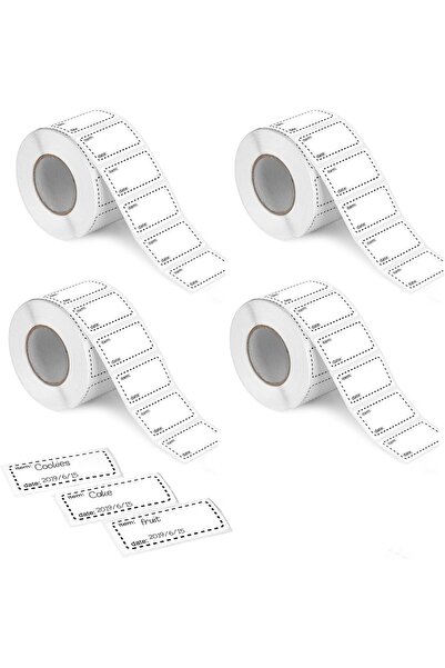 Arabest 4 Pcs Removable Freezer Labels,Waterproof,Oil-Proof Kitchen Organizat...
