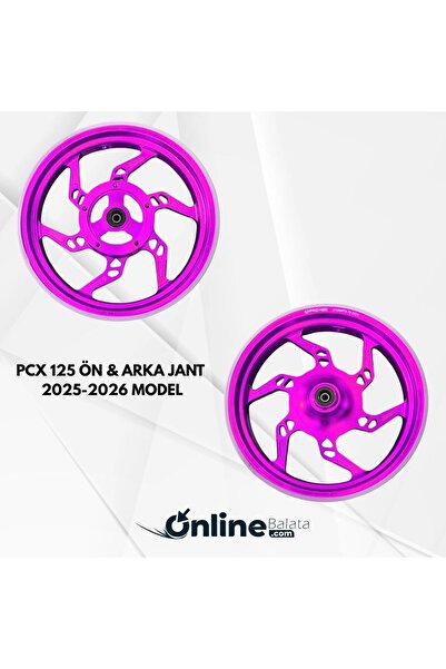 ob onlinebalata.com Honda PCX 125 Ön Arka Jant Fosfor Mor Takım 2025 2026 Mod...