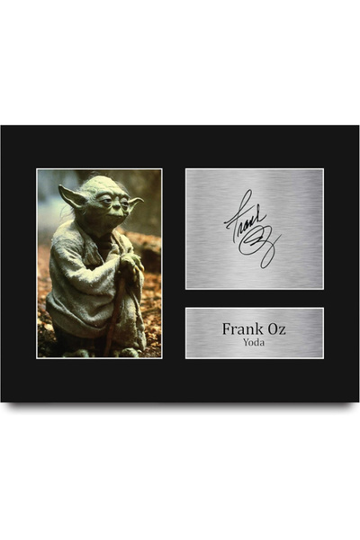 HWC Trading Frank Oz Gift USL Signed Printed Autograph Star Wars Gifts Yoda P...