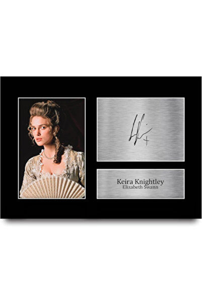 HWC Trading A4 Keira Knightley Pirates of the Caribbean Gifts Printed Signed ...