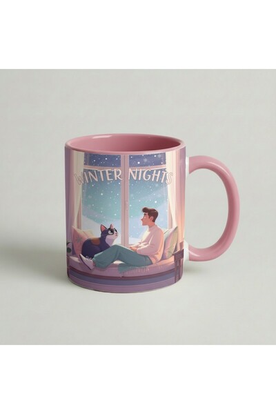 Petgifts Cana Cadou Personalizat Amuzanta Cu Mesaj Winter Nights - Ceramica 3...