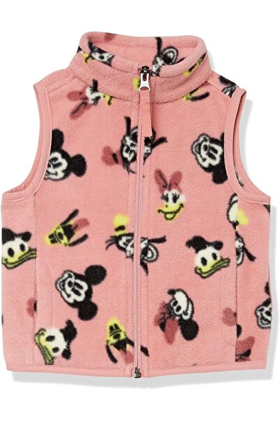 Amazon Essentials Vestă din fleece polară pentru fete, prințese Disney Marvel...