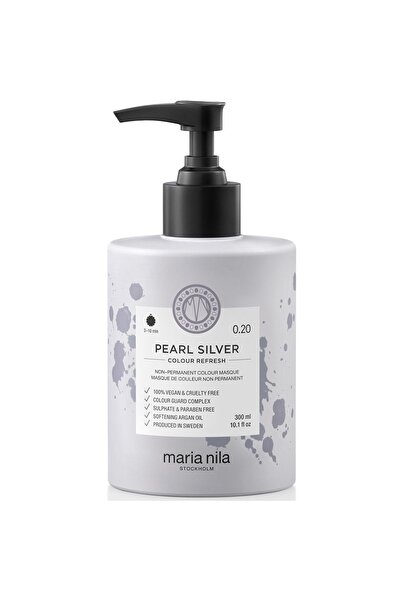 Maria Nila Mască de păr tonifiantă pentru reîmprospătarea culorii, Pearl Silv...