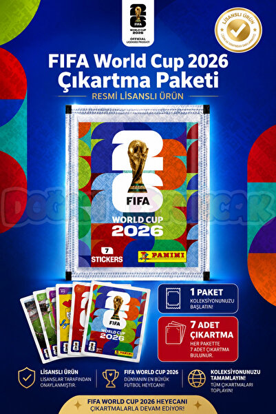 Doğan Oyuncak Dünyası Panini Dünya Kupası Çıkartmaları 1 Paket - FIFA World C...