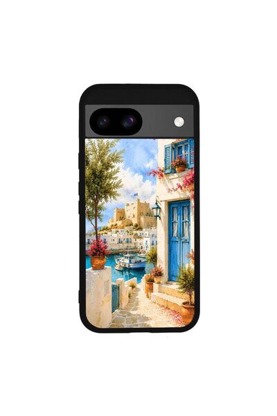 Sonique Θήκη Greek Island Muse Series για Google Pixel 8a 5G Ροδίτικο Λιμάνι