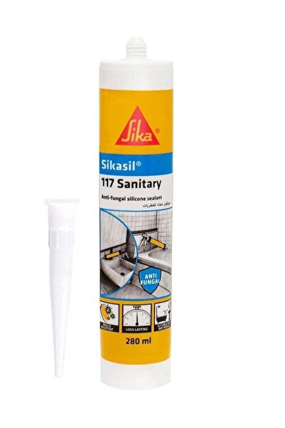 Sika - Anti-Fungal Silicone Sealant For Sanitary Applications - Sikasil-117 S...