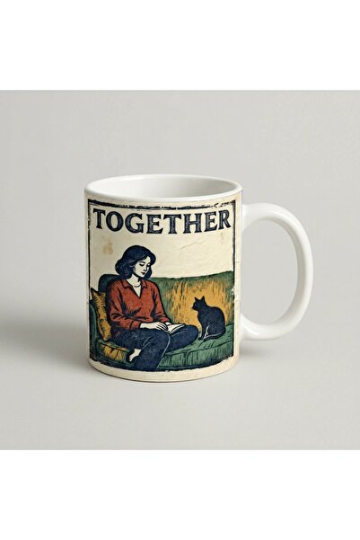 Petgifts Cana Cadou Personalizat Amuzanta Cu Mesaj Together - Ceramica 330 Ml