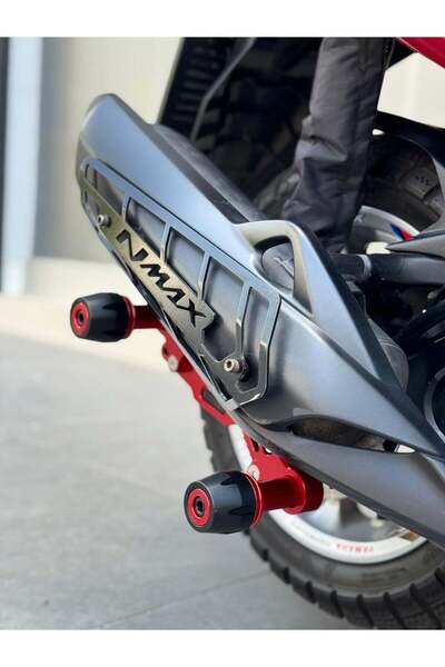 Yamaha Nmax 125-155 Cnc Egzoz Koruma (2015-25) Siyah