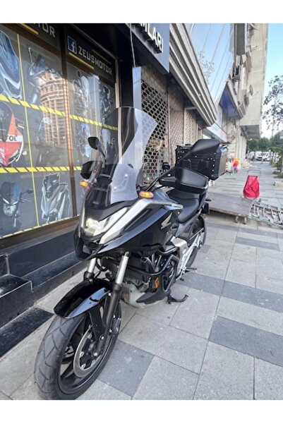 ZEUS MOTOR 2025-2026 Honda NC 750 X DCT Uyumlu Ön Cam Açık Füme