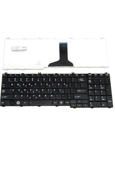 Toshiba Πληκτρολόγιο φορητού υπολογιστή για Satellite C660, χωρίς πλαίσιο, με...