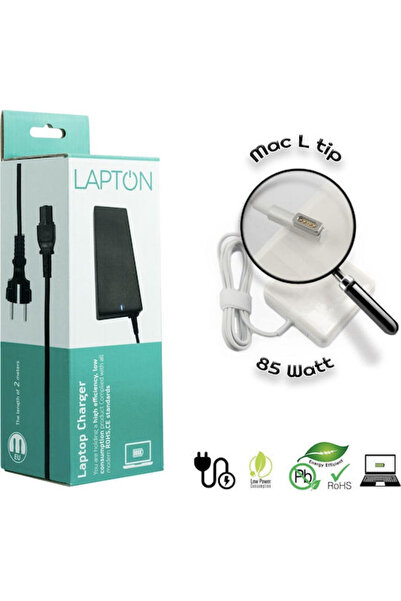 OEM Φορτιστής Laptop LaptOn 85W 18.5V 4.6A για Apple με Αποσπώμενο Καλώδιο Τρ...