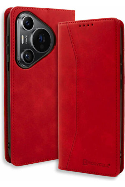 Other Θήκη Bodycell από Συνθετικό Δέρμα / Δέρμα Κόκκινο (Huawei Pura 70) Κωδι...