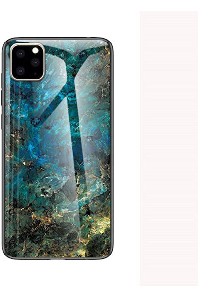 OEM Μαρμάρινο Πίσω Κάλυμμα Μπλε (iPhone 11 Pro Max)