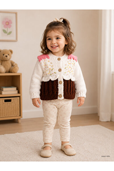 hobilanka Hand-Knitted Baby Cardigan Hobilankahandmade