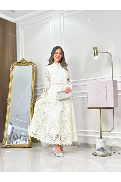 vanus fashion 7158 - فستان سهرة ميدي
