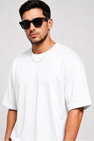 Moda Minimo Unisex Oversize T-shirt Ανδρικό T-shirt για ενήλικες Βασικό T-shi...