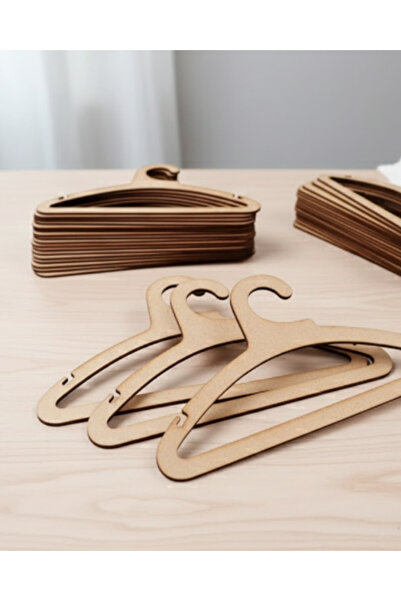 ih ihra Baby Clothes Hangers - Set of 12 Natural Wooden Baby Wardrobe Organiz...
