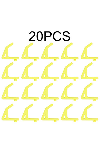 choice2 20pcs Yellow 5-20pcs Universal Hooks For Shelving With 10.3mm Hole Sp...