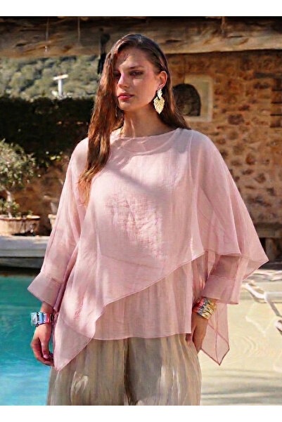 My Blog Bluză Flying Cape roz caramel - 5072