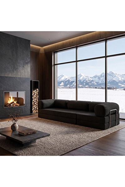 DECHOME 300X100 Modüler Sünger Kanepe,Taşınabilir, Yatak Olabilen,50 DNS Sünger