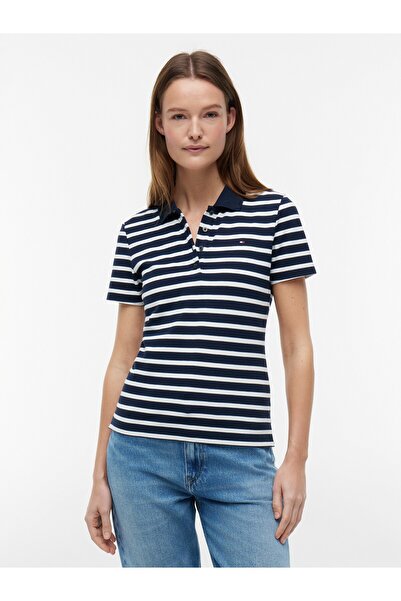 Tommy Hilfiger Γυναικείο Πόλο WW0WW43225 Μπλε