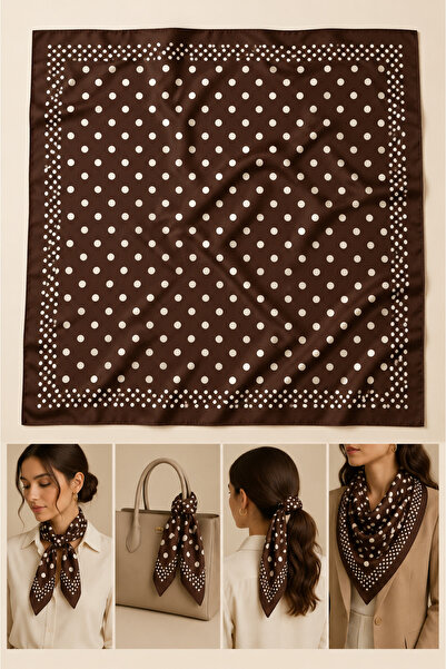 Bandana Patterned Women's Scarf (50X50)