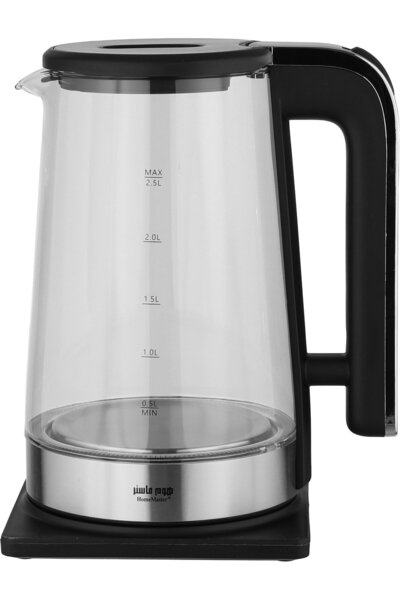 HOME MASTER HM-2268 Glass Electric Kettle, 2.5 Liters, 1800 Watts, HM-2268 - ...